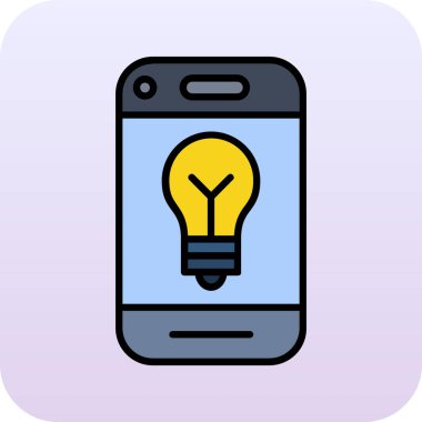 Renk vektörü ve taşınabilir geliştirme için web simgesi