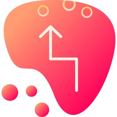 Beyin. Web simgesi basit illüstrasyon