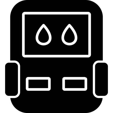 su damlası ikon vektör illüstrasyonu