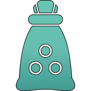 Basit vektör simgesi, alarm zilinin gösterimi