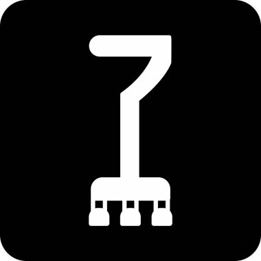 Modern bir simgenin vektör illüstrasyonu