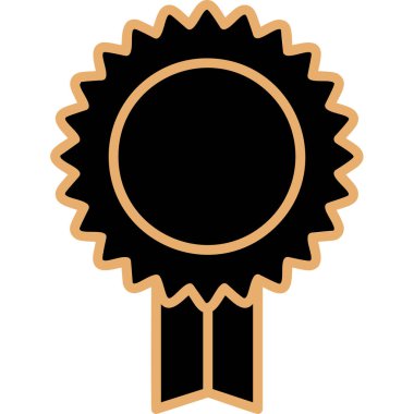 Altın ödül amblemi simgesi