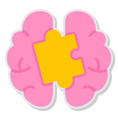 beyin vektör çizim