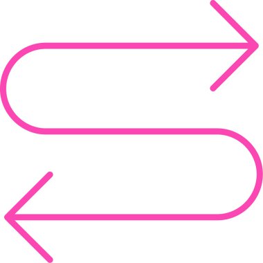 Ok. Web simgesi basit illüstrasyon