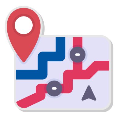 pin konumu haritası simgesi - taslak biçimi