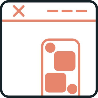 Web simgesi tasarımı vektör illüstrasyonu