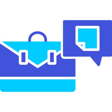 Sohbet simgesi vektör illüstrasyonu