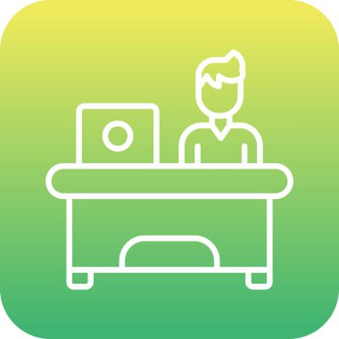 vektör otel simgesi çizimi