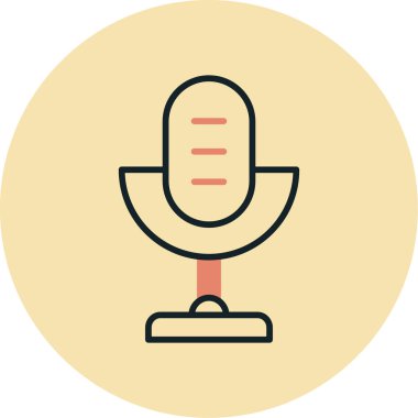 Vektör simge mikrofon