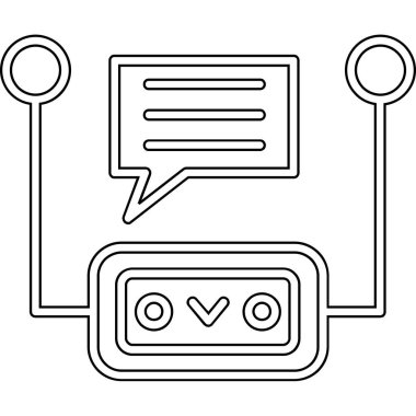 Sohbet mesajları simgesi, özet biçimi