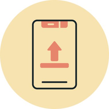 - Telefon. Web simgesi basit illüstrasyon