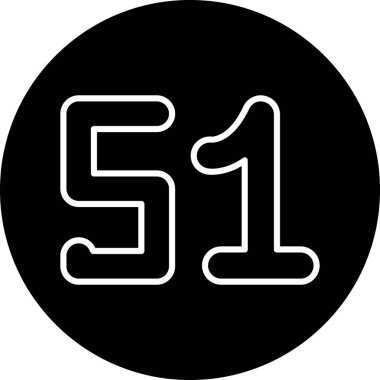 6 numaralı simge, vektör illüstrasyon tasarımı