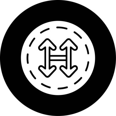 Ok. Web simgesi basit illüstrasyon