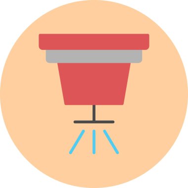 yemek pişirme ikonu düz stil