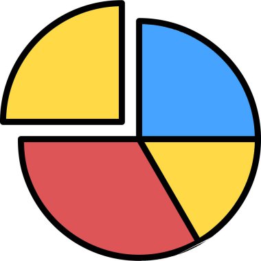 pasta diyagramı şeması simgesi