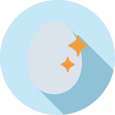 Paskalya Yumurtaları ikon vektör çizimi