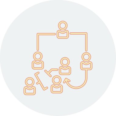 İş ve finans simgesinin vektör illüstrasyonu