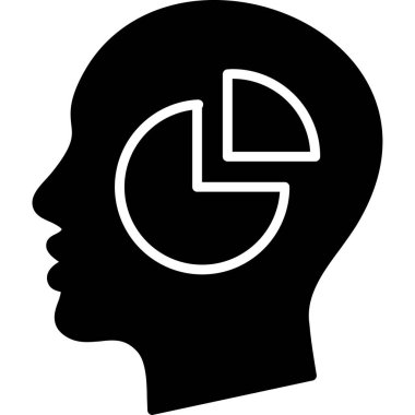 Beyin simgesiyle baş