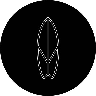 Siyah ve beyaz simgesinin vektör illüstrasyonu