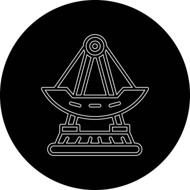 UFO simgesinin vektör illüstrasyonu