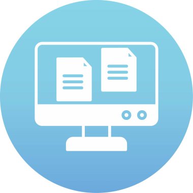 Dosya vektör simgesi modern basit vektör illüstrasyonu