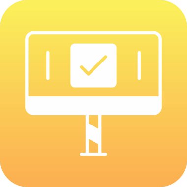 bilgisayar izleyici simgesi düz biçimli