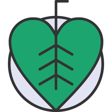 kalp simgesi modern vektör illüstrasyonu