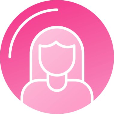 Bir kadının vektör illüstrasyonu