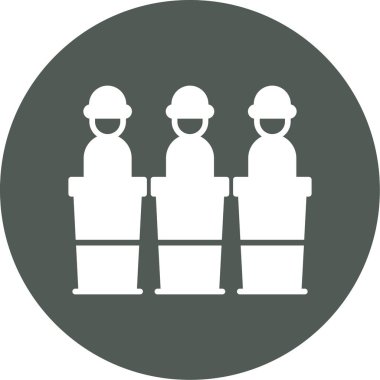 İnsan simgesinin vektör illüstrasyonu