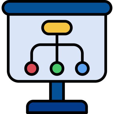 ağ web simgesi basit illüstrasyon