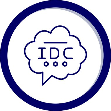 Bir simgenin vektör illüstrasyonu