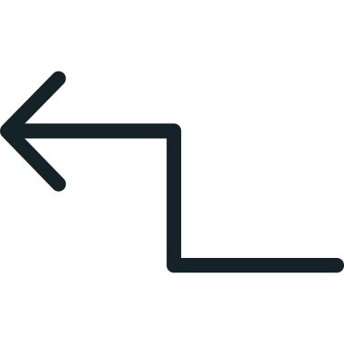 Aşağı ok simgesi vektör illüstrasyonu