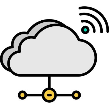 Bulut hesaplama. Web simgesi