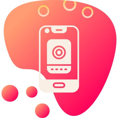 hareket eden telefon vektör çizim