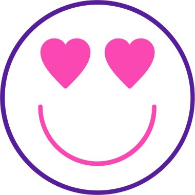 Aşk. Web simgesi basit tasarım