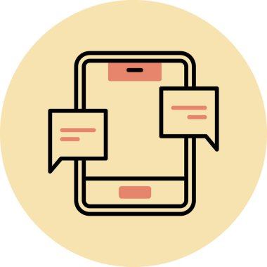 - Telefon. Web simgesi basit illüstrasyon