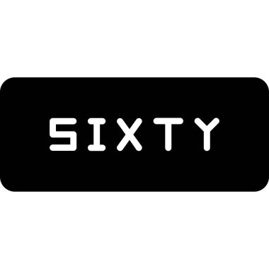 6 numara 5 logo ikonu tasarım vektörü