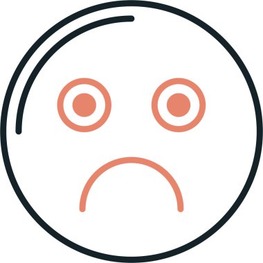 emoji. Web simgesi basit illüstrasyon