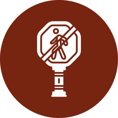 Modern b 'nin vektör illüstrasyonunda lamba simgesi yok