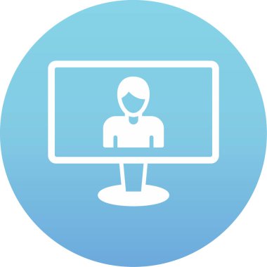 Bilgisayar ekranı. Basit tasarım