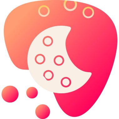 Yemek. Web simgesi vektör illüstrasyonu