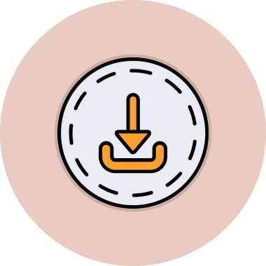 ok simgesi vektör illüstrasyonu