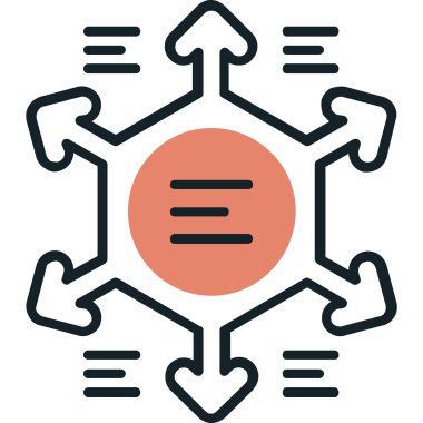 Kar tanesi. Web simgesi basit illüstrasyon