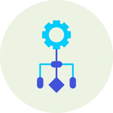 Teçhizat Web simgesi basit illüstrasyon