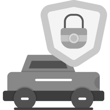 güvenlik simgesi vektör illüstrasyonu