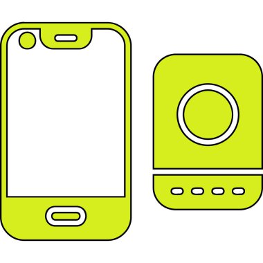 Akıllı telefon simgesi. Akıllı telefon simgesi. vektör illüstrasyonu