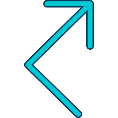 ok simgesi vektör illüstrasyonu