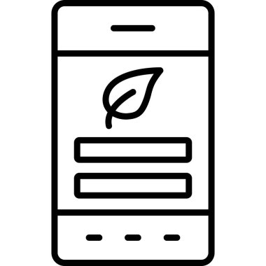 cep telefonu ikonu vektör illüstrasyonu