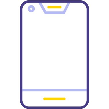 akıllı telefon simgesi vektör illüstrasyonu