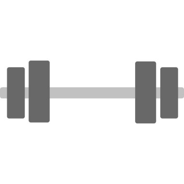 Spor salonu halteri simgesi, taslak biçimi